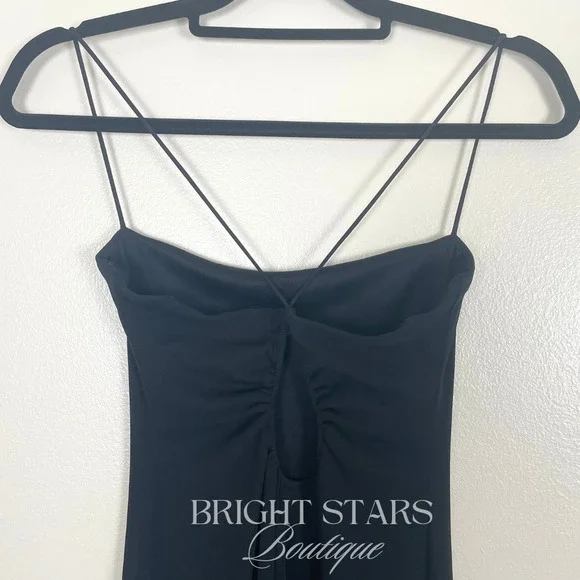 Rare Vintage Black Dress Alt ASO Rachel Green Friends Womens Mini Event Party - Picture 6 of 6